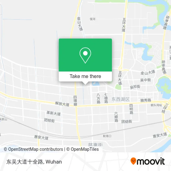 东吴大道十全路 map