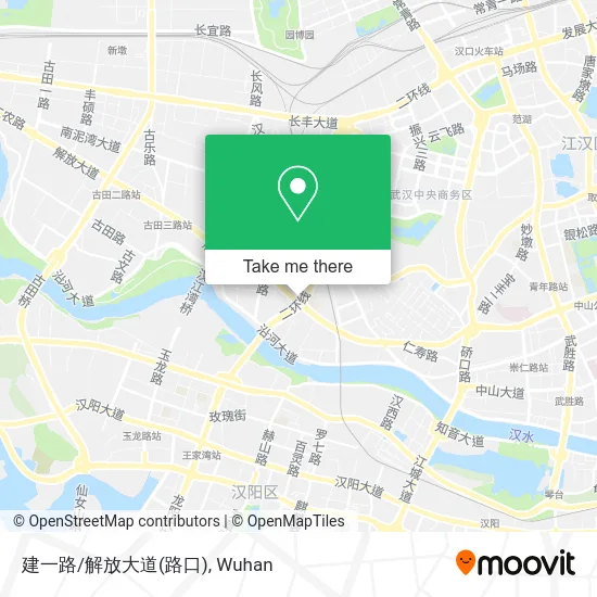 建一路/解放大道(路口) map
