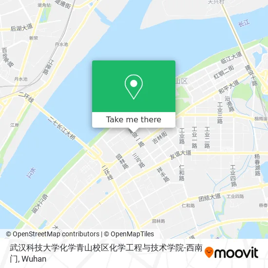 武汉科技大学化学青山校区化学工程与技术学院-西南门 map