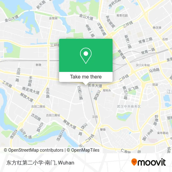 东方红第二小学-南门 map