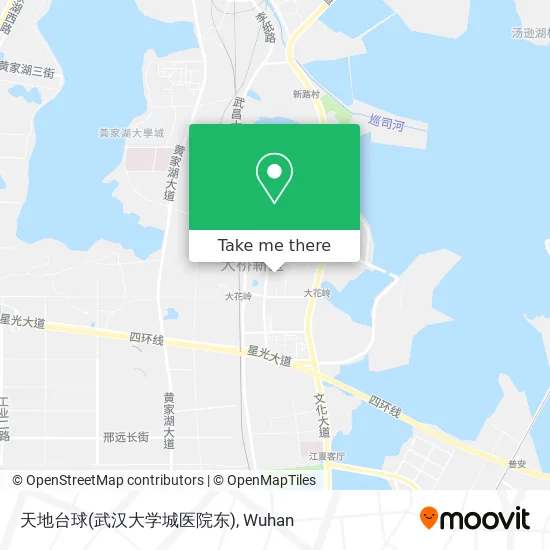 天地台球(武汉大学城医院东) map