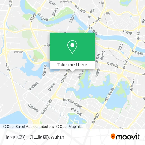 How To Get To 格力电器 十升二路店 In 汉阳区by Bus Or Metro