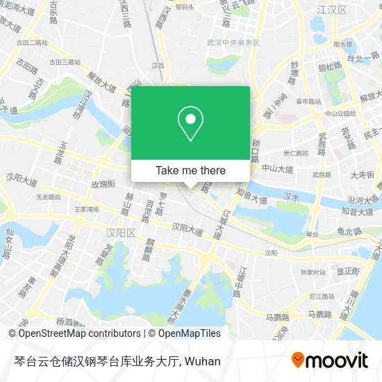 琴台云仓储汉钢琴台库业务大厅 map