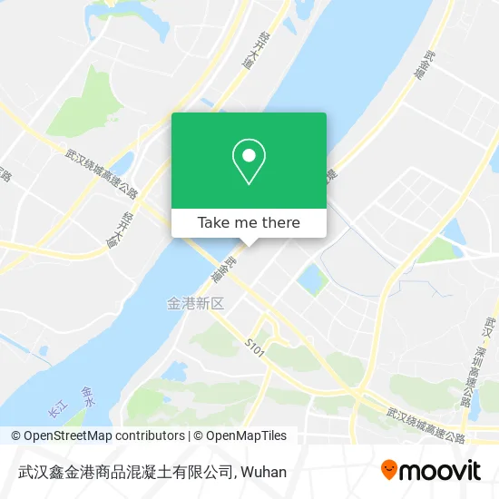 武汉鑫金港商品混凝土有限公司 map