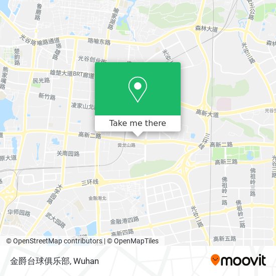 金爵台球俱乐部 map