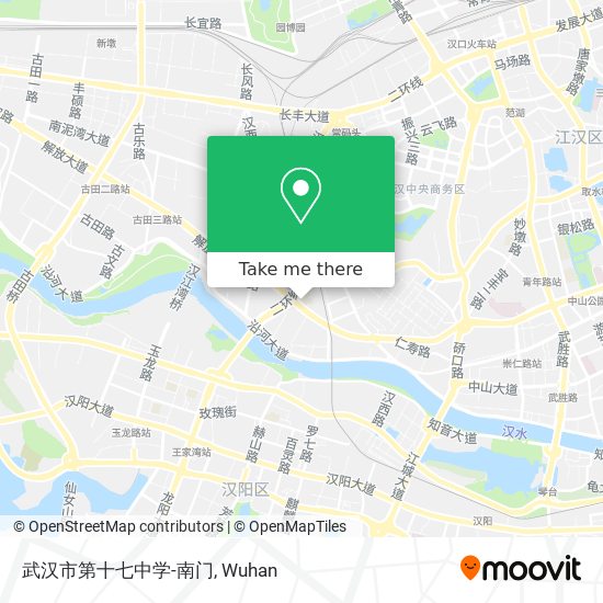 武汉市第十七中学-南门 map