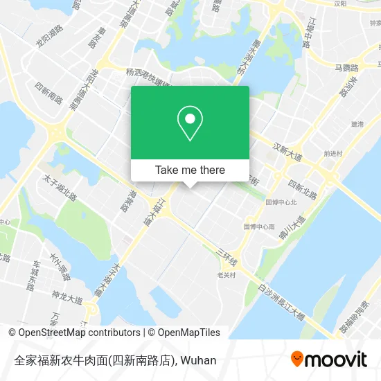 全家福新农牛肉面(四新南路店) map