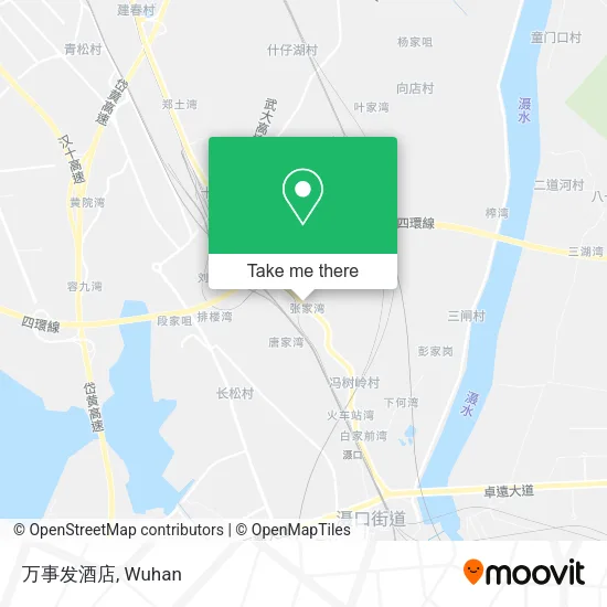 万事发酒店 map
