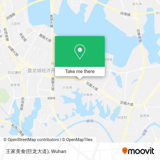 王家美食(巨龙大道) map