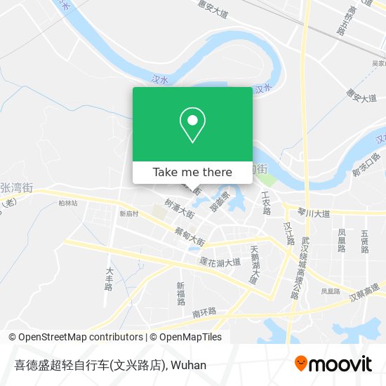 喜德盛超轻自行车(文兴路店) map