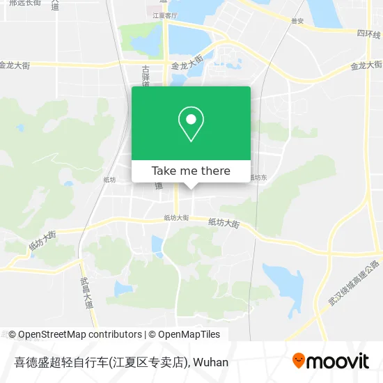 喜德盛超轻自行车(江夏区专卖店) map