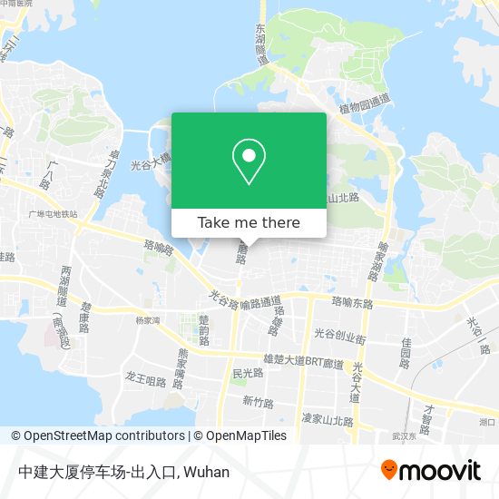 中建大厦停车场-出入口 map