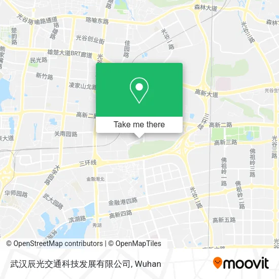 武汉辰光交通科技发展有限公司 map