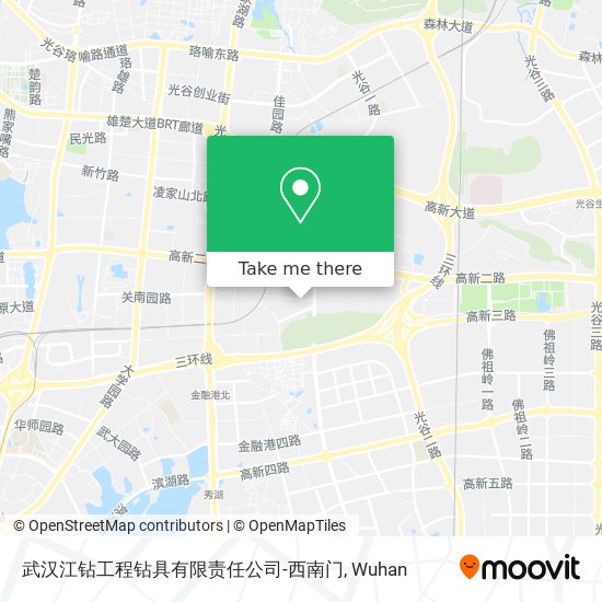 武汉江钻工程钻具有限责任公司-西南门 map