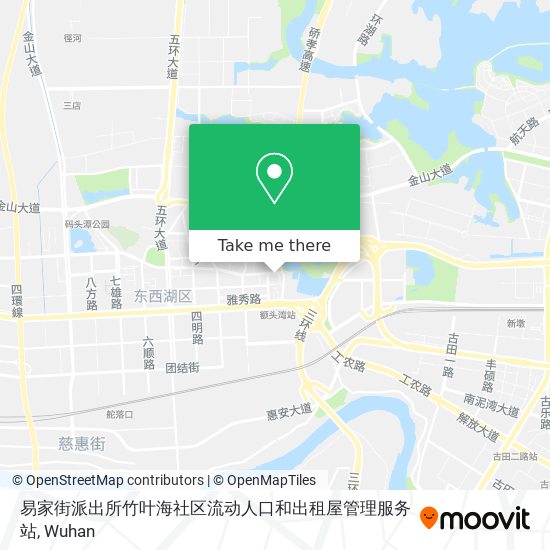 易家街派出所竹叶海社区流动人口和出租屋管理服务站 map