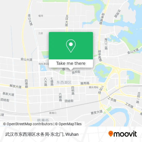 武汉市东西湖区水务局-东北门 map