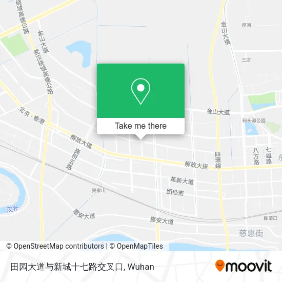 田园大道与新城十七路交叉口 map