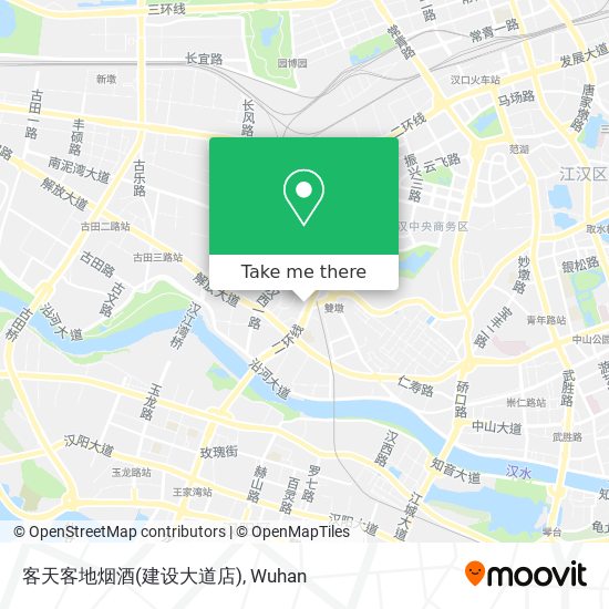 客天客地烟酒(建设大道店) map