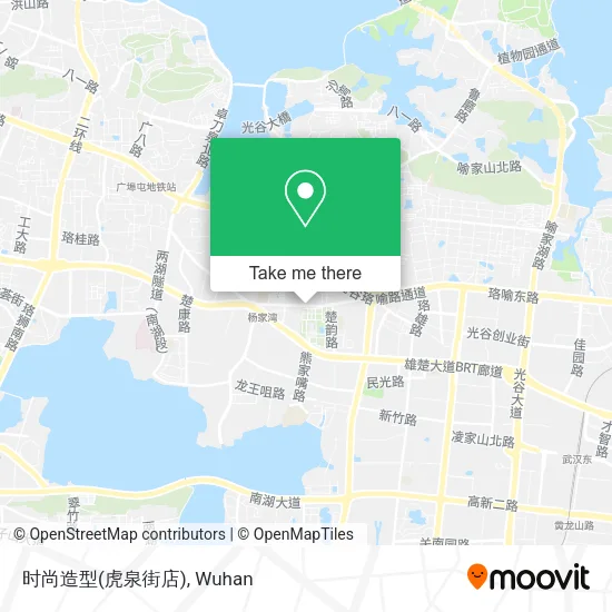 时尚造型(虎泉街店) map