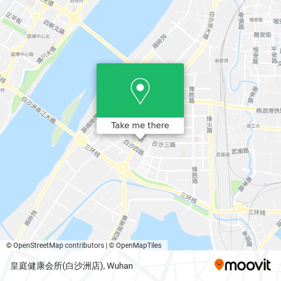 皇庭健康会所(白沙洲店) map