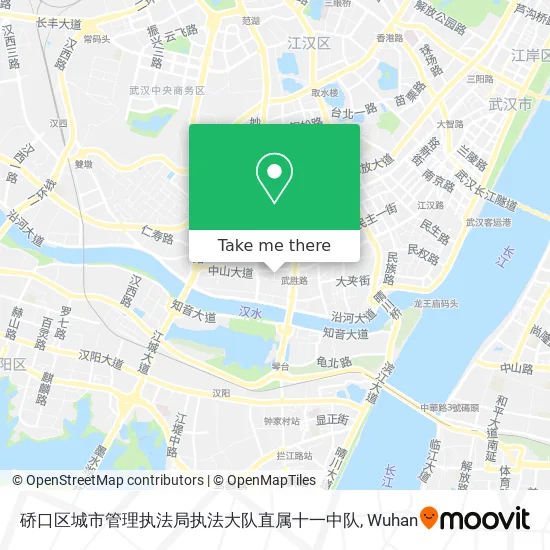 硚口区城市管理执法局执法大队直属十一中队 map