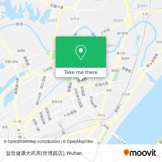 益世健康大药房(世博园店) map