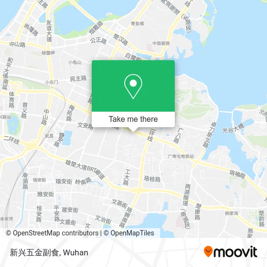 新兴五金副食 map