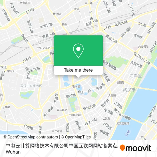 中电云计算网络技术有限公司中国互联网网站备案点 map