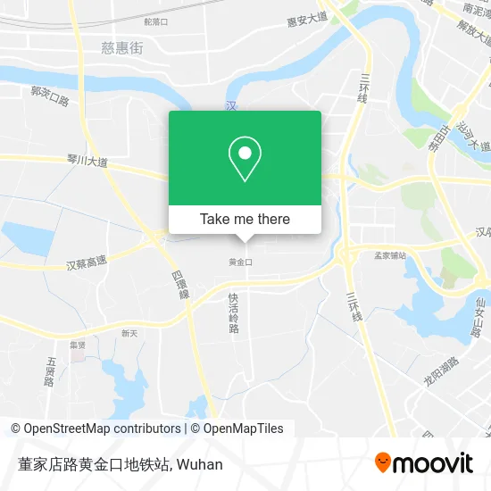 董家店路黄金口地铁站 map