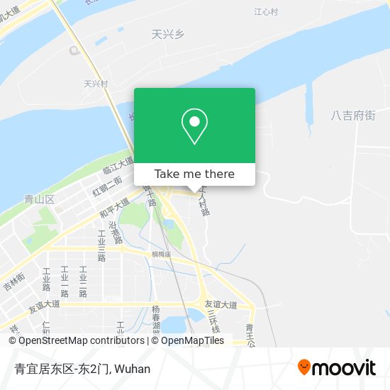 青宜居东区-东2门 map