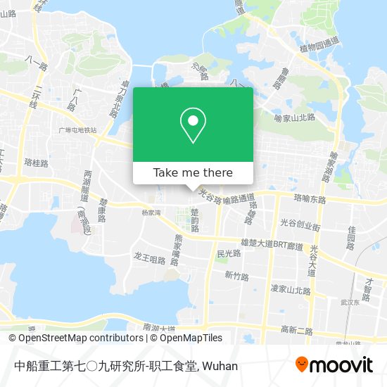 中船重工第七〇九研究所-职工食堂 map