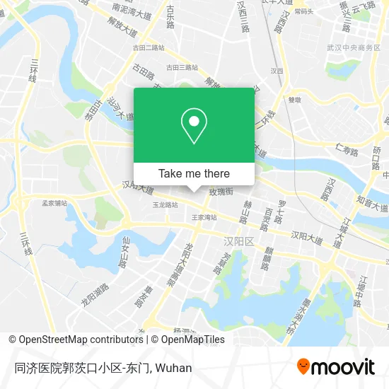 同济医院郭茨口小区-东门 map