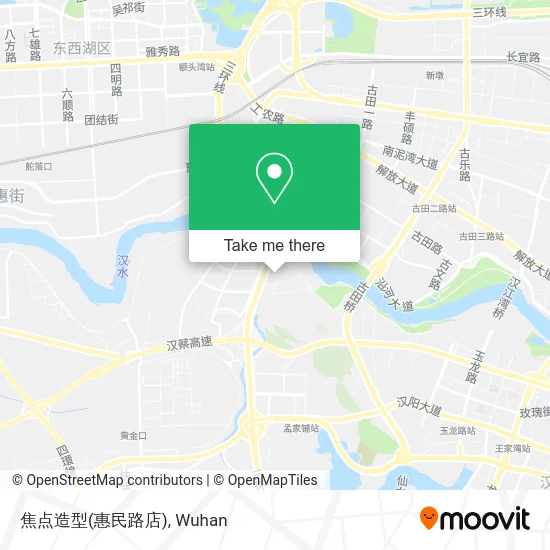 焦点造型(惠民路店) map