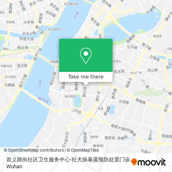 首义路街社区卫生服务中心-狂犬病暴露预防处置门诊 map