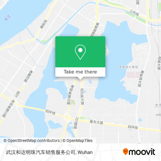 武汉和达明珠汽车销售服务公司 map