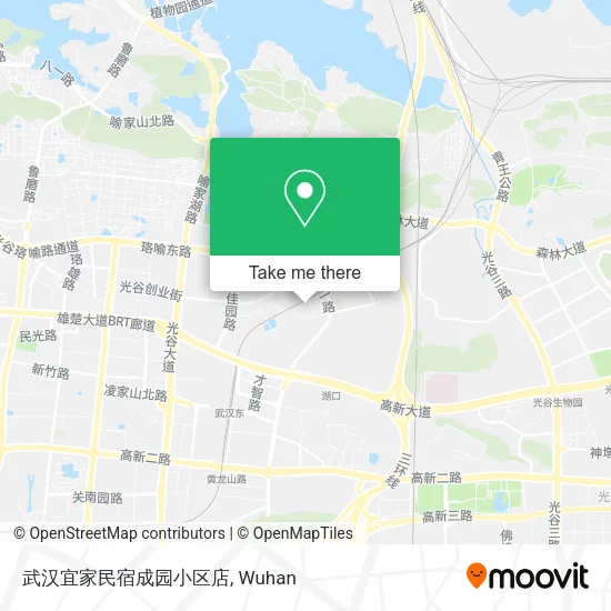 武汉宜家民宿成园小区店 map