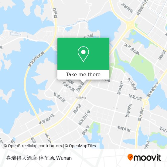 喜瑞得大酒店-停车场 map