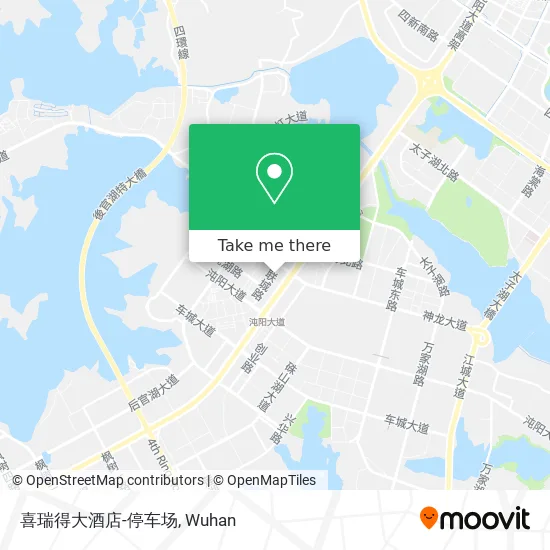 喜瑞得大酒店-停车场 map