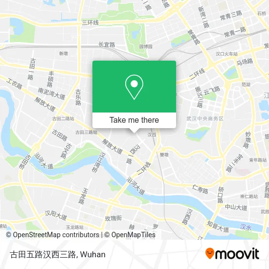 古田五路汉西三路 map