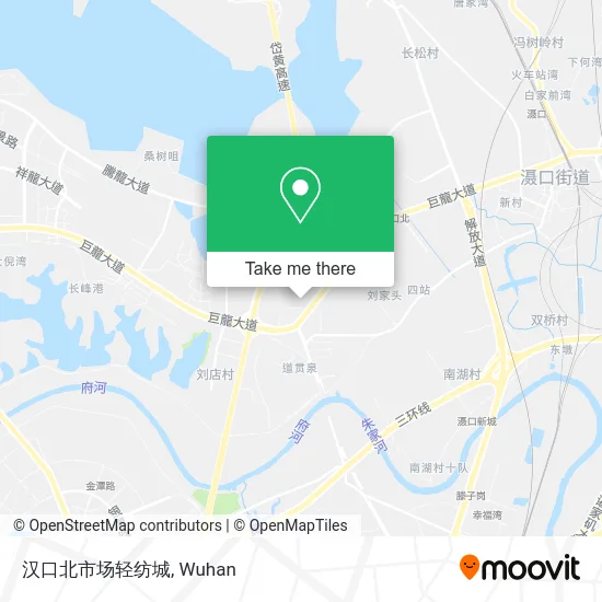 汉口北市场轻纺城 map