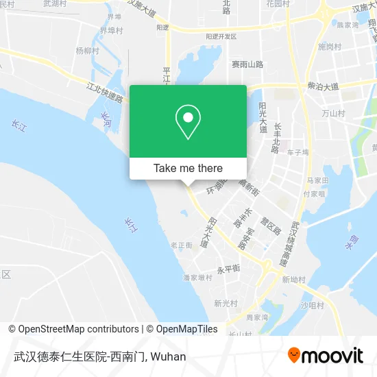 武汉德泰仁生医院-西南门 map