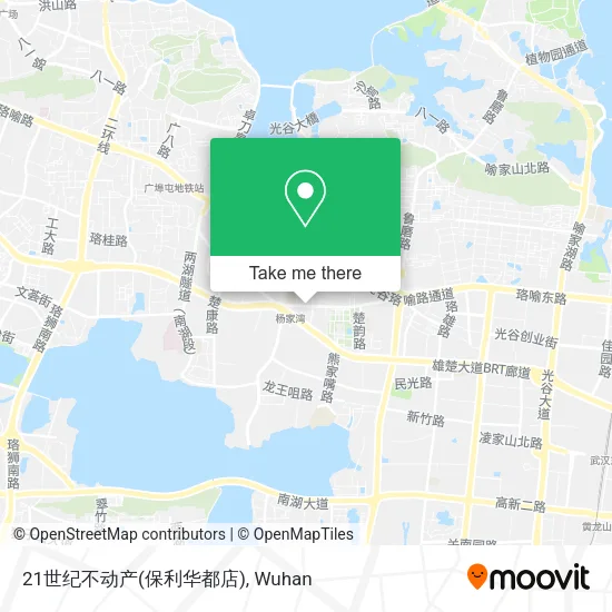 21世纪不动产(保利华都店) map