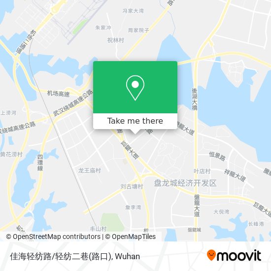 佳海轻纺路/轻纺二巷(路口) map