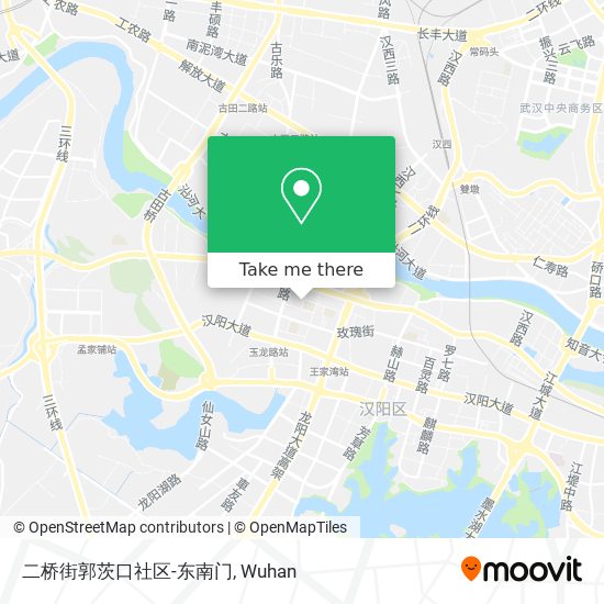 二桥街郭茨口社区-东南门 map