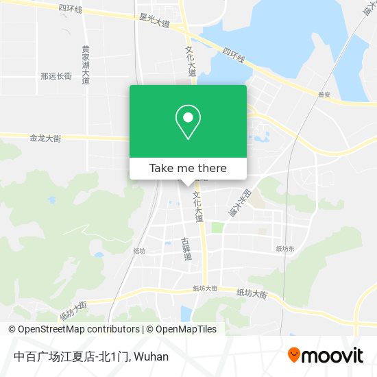 中百广场江夏店-北1门 map