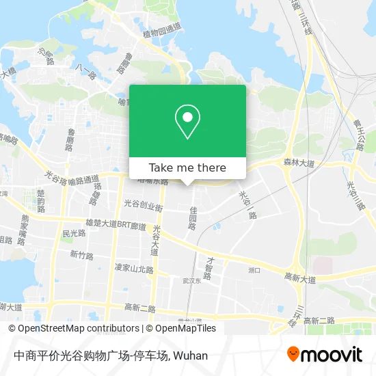 中商平价光谷购物广场-停车场 map