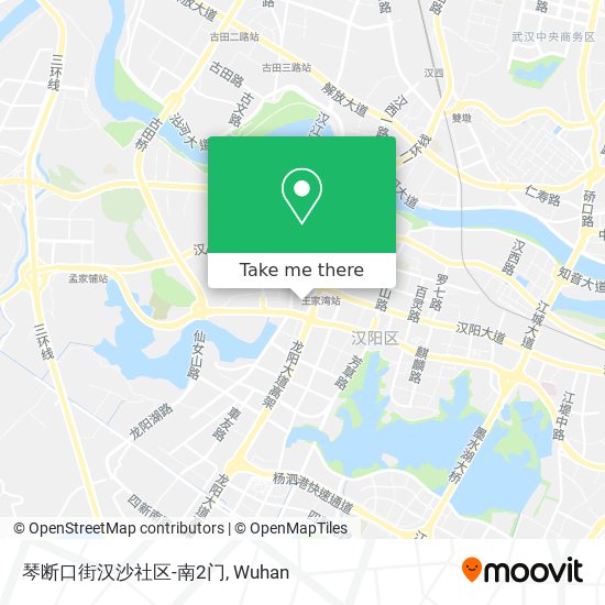 琴断口街汉沙社区-南2门 map