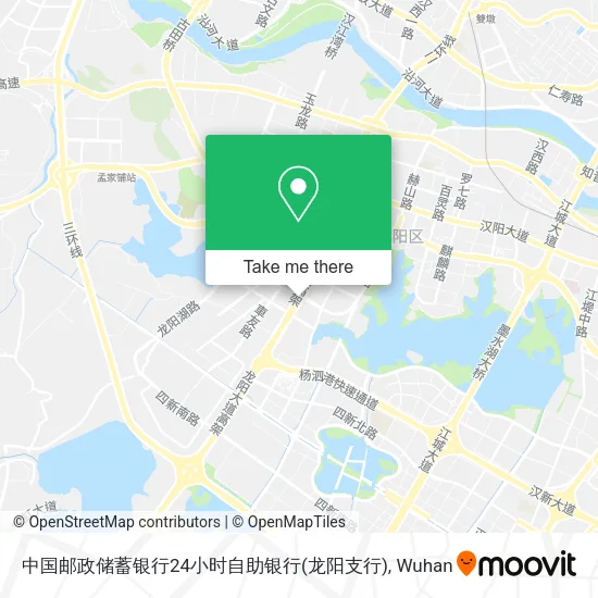 中国邮政储蓄银行24小时自助银行(龙阳支行) map