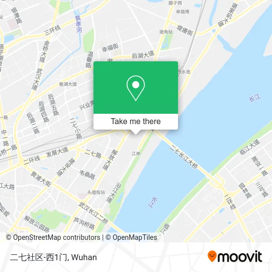 二七社区-西1门 map