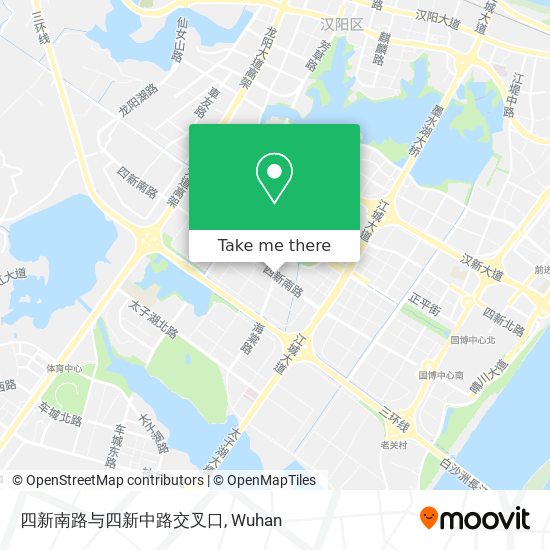 四新南路与四新中路交叉口 map